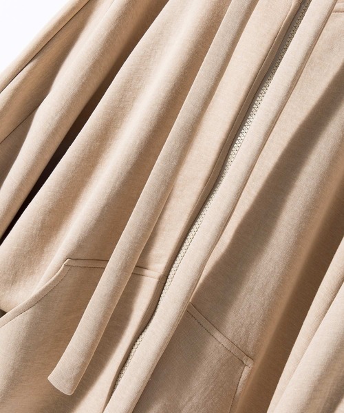 SAISON DE PAPILLON（セゾンドパピヨン）の「ニット地ジップパーカー（パーカー・レディース・ブラック/ベージュ/グレー・S/M/L）」の18枚目の写真