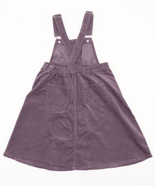 LOWRYS FARM（ローリーズファーム）の「ドビーコールジャンスカ＊　892718（ワンピース・キッズ・パープル/ブラウン・MEDIUM/LARGE/X-LARGE）」の3枚目の写真