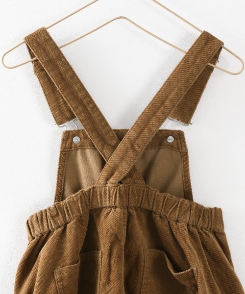 LOWRYS FARM（ローリーズファーム）の「ドビーコールジャンスカ＊　892718（ワンピース・キッズ・パープル/ブラウン・MEDIUM/LARGE/X-LARGE）」の8枚目の写真