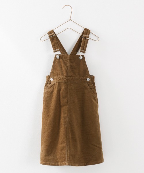 LOWRYS FARM（ローリーズファーム）の「ドビーコールジャンスカ＊　892718（ワンピース・キッズ・パープル/ブラウン・MEDIUM/LARGE/X-LARGE）」の6枚目の写真