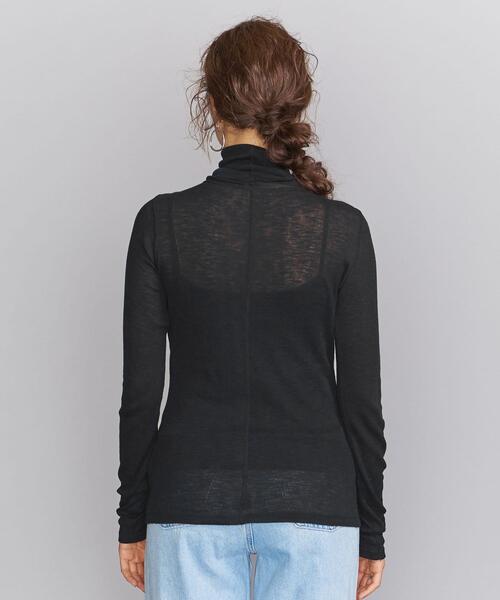 BEAUTY&YOUTH UNITED ARROWS（ビューティーアンドユースユナイテッドアローズ）の「BY スラブルーズタートルネックカットソー ◆（Tシャツ/カットソー・レディース・ホワイト/ブラック/ライトピンク・FREE）」の21枚目の写真