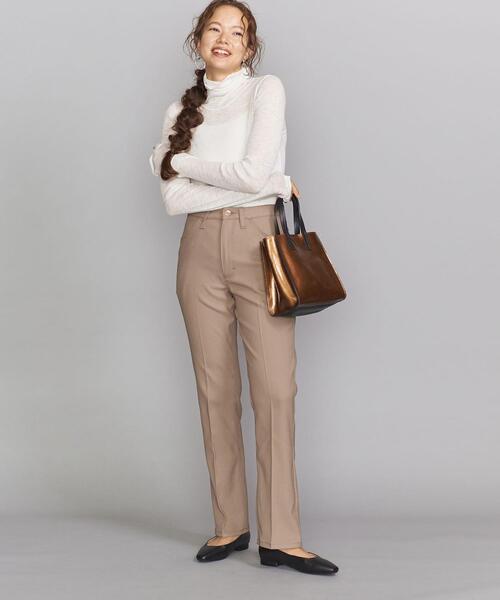 BEAUTY&YOUTH UNITED ARROWS（ビューティーアンドユースユナイテッドアローズ）の「BY スラブルーズタートルネックカットソー ◆（Tシャツ/カットソー・レディース・ホワイト/ブラック/ライトピンク・FREE）」の14枚目の写真