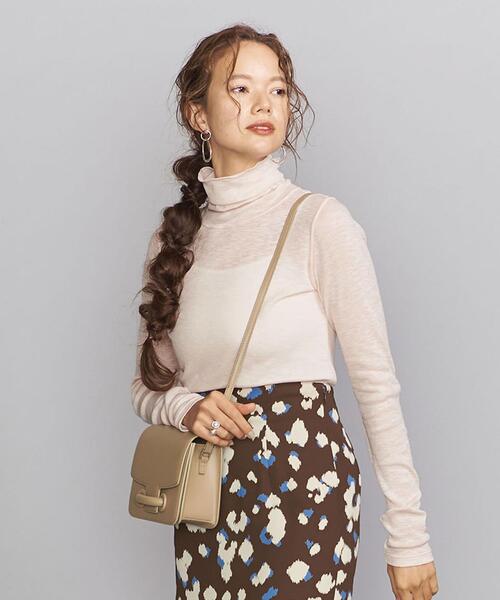 BEAUTY&YOUTH UNITED ARROWS（ビューティーアンドユースユナイテッドアローズ）の「BY スラブルーズタートルネックカットソー ◆（Tシャツ/カットソー・レディース・ホワイト/ブラック/ライトピンク・FREE）」の15枚目の写真