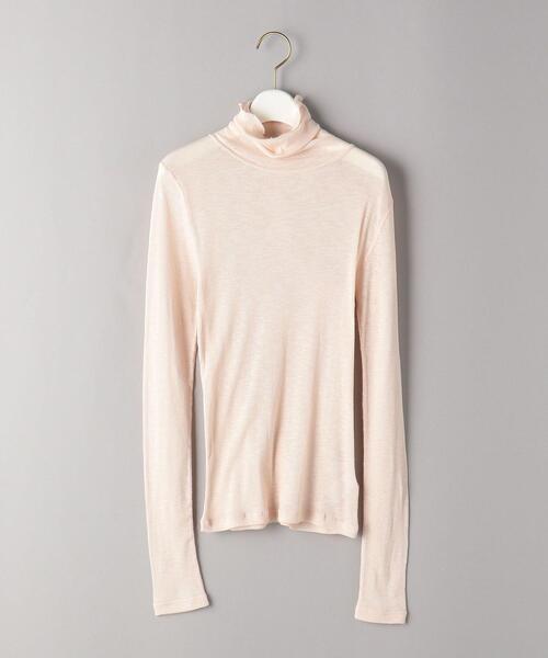 BEAUTY&YOUTH UNITED ARROWS（ビューティーアンドユースユナイテッドアローズ）の「BY スラブルーズタートルネックカットソー ◆（Tシャツ/カットソー・レディース・ホワイト/ブラック/ライトピンク・FREE）」の17枚目の写真