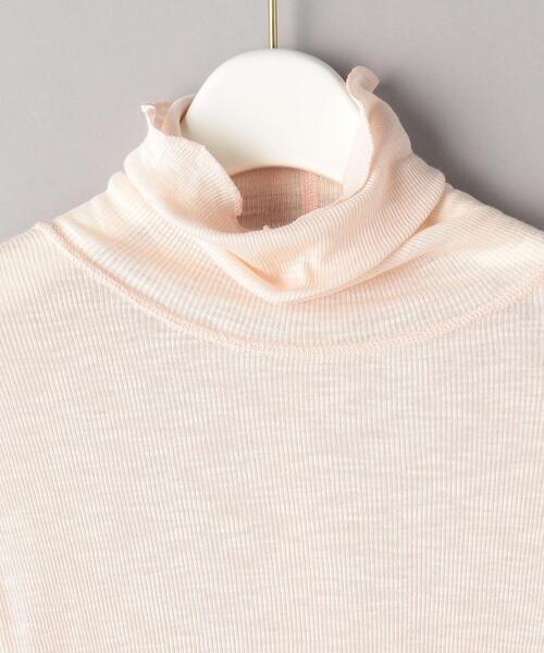 BEAUTY&YOUTH UNITED ARROWS（ビューティーアンドユースユナイテッドアローズ）の「BY スラブルーズタートルネックカットソー ◆（Tシャツ/カットソー・レディース・ホワイト/ブラック/ライトピンク・FREE）」の8枚目の写真