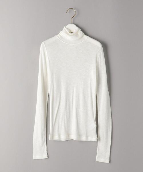 BEAUTY&YOUTH UNITED ARROWS（ビューティーアンドユースユナイテッドアローズ）の「BY スラブルーズタートルネックカットソー ◆（Tシャツ/カットソー・レディース・ホワイト/ブラック/ライトピンク・FREE）」の12枚目の写真