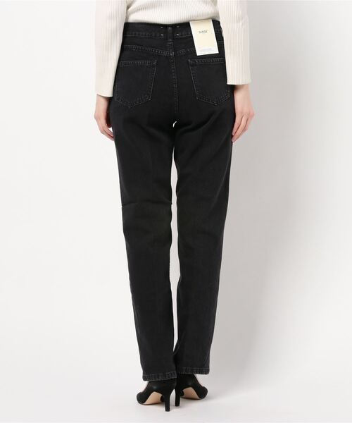 SERGE de bleu（サージ）の「【 SERGE de bleu / サージ 】 STAPLE STA-PREST FITTING　BLACK FADE スタプレスタープレストフィッティングブラックフェード･･（デニムパンツ・レディース・ブラック・25inch/26inch/24inch）」の3枚目の写真