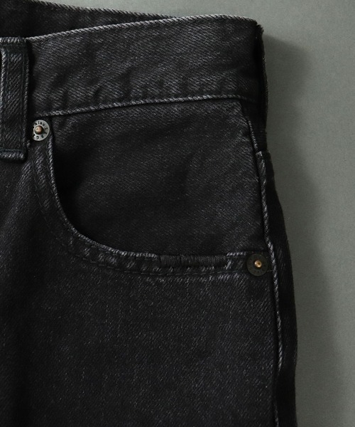 SERGE de bleu（サージ）の「【 SERGE de bleu / サージ 】 STAPLE STA-PREST FITTING　BLACK FADE スタプレスタープレストフィッティングブラックフェード･･（デニムパンツ・レディース・ブラック・25inch/26inch/24inch）」の7枚目の写真