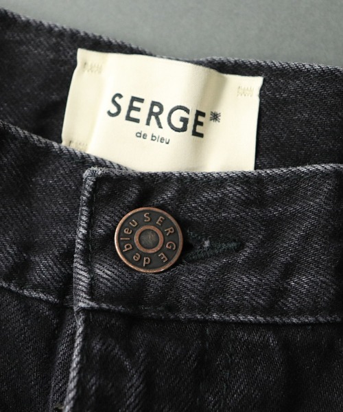 SERGE de bleu（サージ）の「【 SERGE de bleu / サージ 】 STAPLE STA-PREST FITTING　BLACK FADE スタプレスタープレストフィッティングブラックフェード･･（デニムパンツ・レディース・ブラック・25inch/26inch/24inch）」の4枚目の写真