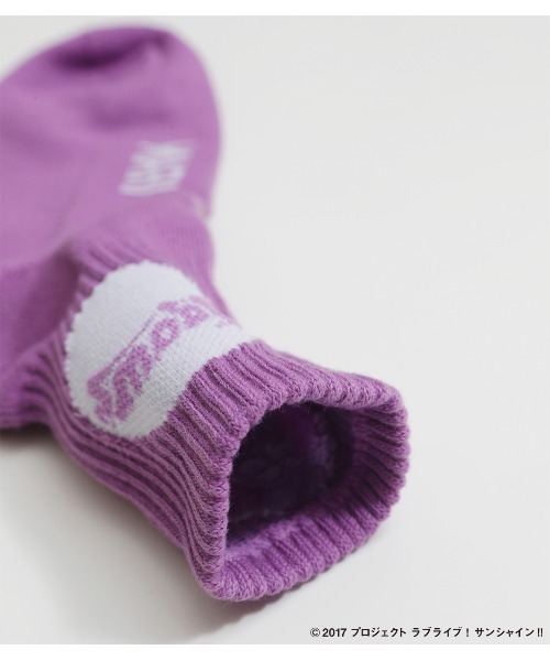 R4G（アールフォージー）の「【ラブライブ!サンシャイン!!】Aqours ﾒﾝﾊﾞｰｿｯｸｽ（ソックス/靴下・レディース・パープル/グレー/レッド/ピンク/イエロー/オレンジ/ブルー/グリーン/ライトピンク・FREE）」の18枚目の写真