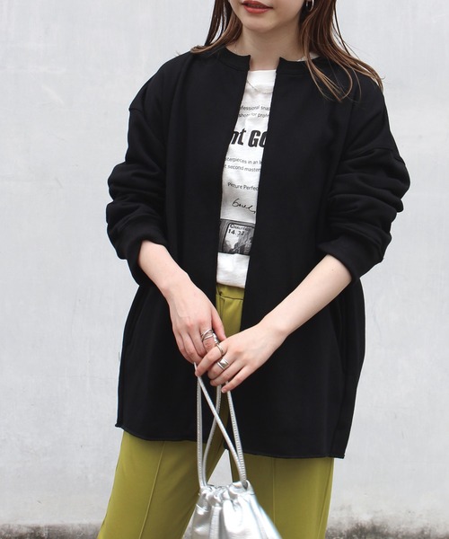 LAVEANGE（ラビアンジェ）の「スウェットリメイクカーディガン