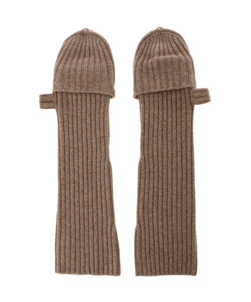 ALEXIA STAM（アリシアスタン）の「Half Finger Warm Hand Mittens/ハーフフィンガーウォームハンドミトン（手袋・レディース・ベージュ/モカ/グレー・FREE）」の22枚目の写真