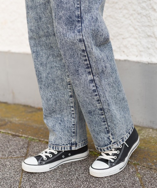 SpRay(スプレイ)の「デニムセミワイドパンツ(デニムパンツ・レディース・インディゴブルー/ブルー/ブルー系その他/ブルー系その他2・FREE)」の17枚目の写真