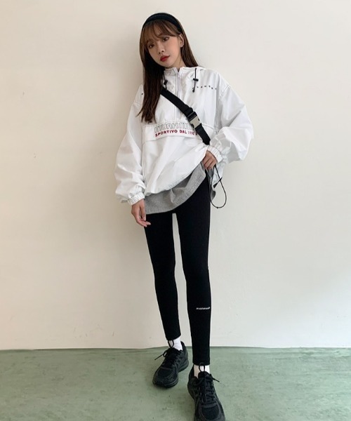 muahmuah（ムーアムーア）の「『muah muah/ムーアムーア』LAYERED HALF SLEEVE T-SHIRT/レイヤード ハーフ スリーブ Tシャツ（Tシャツ/カットソー・レディース・ホワイト/ブラック/グレー・FREE）」の14枚目の写真