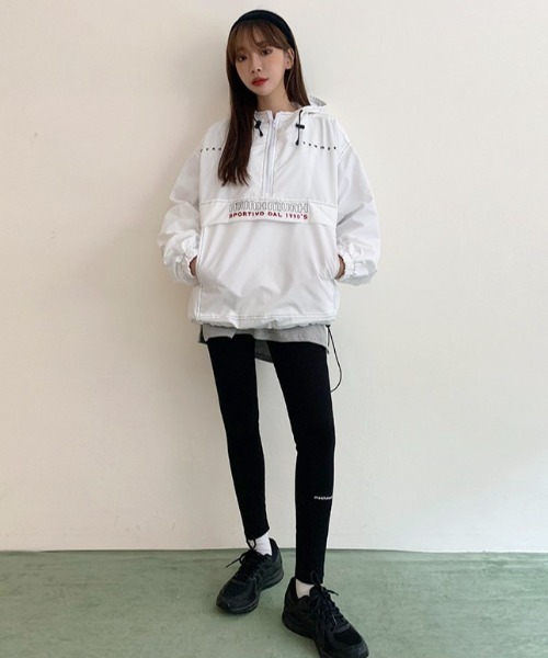 muahmuah（ムーアムーア）の「『muah muah/ムーアムーア』LAYERED HALF SLEEVE T-SHIRT/レイヤード ハーフ スリーブ Tシャツ（Tシャツ/カットソー・レディース・ホワイト/ブラック/グレー・FREE）」の13枚目の写真