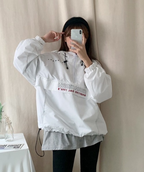 muahmuah（ムーアムーア）の「『muah muah/ムーアムーア』LAYERED HALF SLEEVE T-SHIRT/レイヤード ハーフ スリーブ Tシャツ（Tシャツ/カットソー・レディース・ホワイト/ブラック/グレー・FREE）」の18枚目の写真