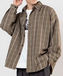 WEGO | WEGO/TRチェックビッグシルエットシャツ(シャツ/ブラウス)