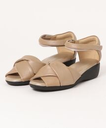 Piedi Nudi（ピエディヌーディ）の「【FELICE FERIE】 本革 セパレート かかと付サンダル（サンダル）」