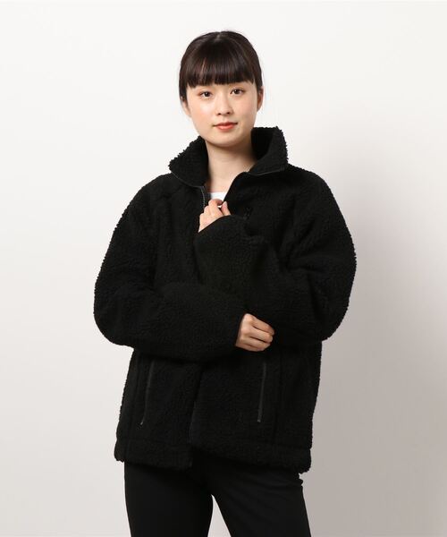 sunny branch(サニーブランチ)の「BOA zip jacket(ブルゾン・レディース・ベージュ/オフホワイト/キャメル/ダークグリーン/その他2/その他1/ブラック系その他/ブラック/モカ/その他・X-LARGE/LARGE/MEDIUM)」の3枚目の写真
