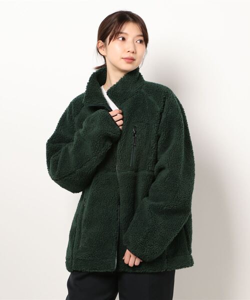 sunny branch(サニーブランチ)の「BOA zip jacket(ブルゾン・レディース・ベージュ/オフホワイト/キャメル/ダークグリーン/その他2/その他1/ブラック系その他/ブラック/モカ/その他・X-LARGE/LARGE/MEDIUM)」の7枚目の写真