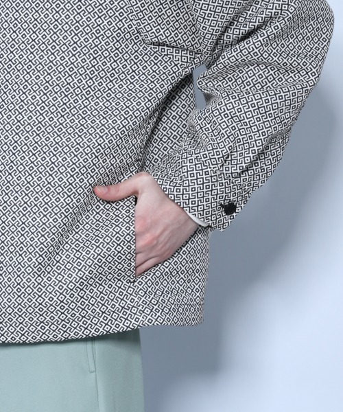 HARE（ハレ）の「キカガクジャガードシャツ(HARE)（シャツ/ブラウス・メンズ・オフホワイト/ブラック系その他/グリーン系その他・MEDIUM/SMALL）」の11枚目の写真