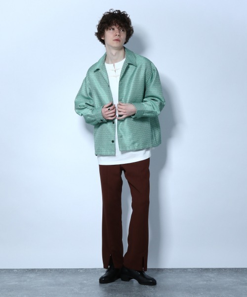 HARE（ハレ）の「キカガクジャガードシャツ(HARE)（シャツ/ブラウス・メンズ・オフホワイト/ブラック系その他/グリーン系その他・MEDIUM/SMALL）」の15枚目の写真