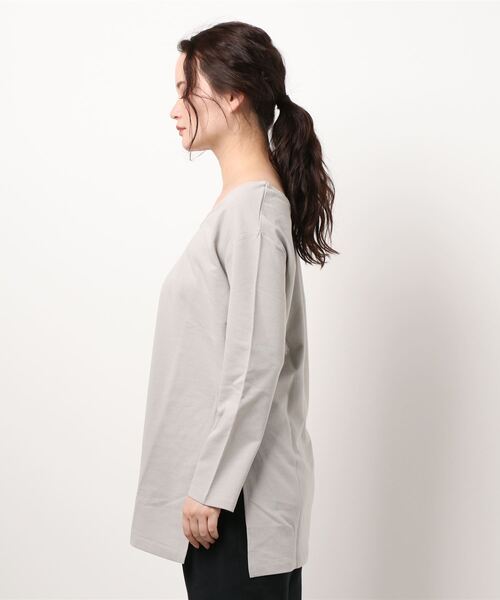 OUTERSUNSET（アウターサンセット）の「back open pullover（Tシャツ/カットソー・レディース・ブラック/グレー系その他・FREE）」の8枚目の写真