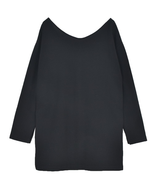 OUTERSUNSET（アウターサンセット）の「back open pullover（Tシャツ/カットソー・レディース・ブラック/グレー系その他・FREE）」の11枚目の写真