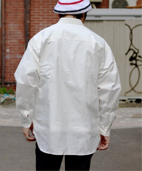 JOURNAL STANDARD(ジャーナルスタンダード)の「【FOLL / フォル】Typewriter Daily Dress Shirt / デイリードレスシャツ(シャツ/ブラウス・メンズ・ホワイト/ブラック・2/3/1)」の9枚目の写真