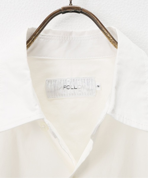 JOURNAL STANDARD(ジャーナルスタンダード)の「【FOLL / フォル】Typewriter Daily Dress Shirt / デイリードレスシャツ(シャツ/ブラウス・メンズ・ホワイト/ブラック・2/3/1)」の13枚目の写真