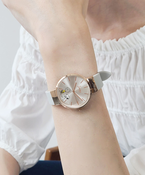 セール Peanuts スヌーピーラバーウォッチ アナログ腕時計 Three Four Time スリーフォータイム のファッション通販 Zozotown