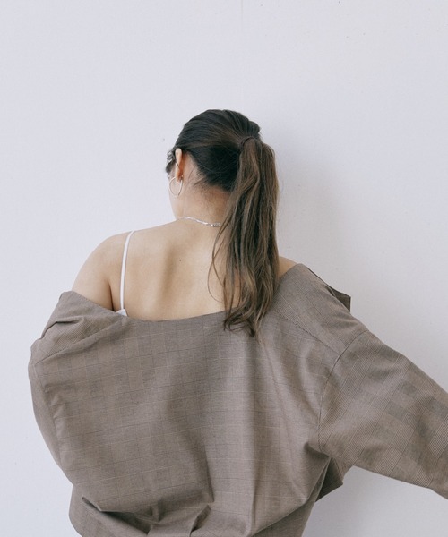 Happy John（ハッピージョン）の「short rib cup camisole/ショートリブカップキャミソール（キャミソール・レディース・ホワイト/ミント/ベージュ/ブラック・FREE）」の19枚目の写真