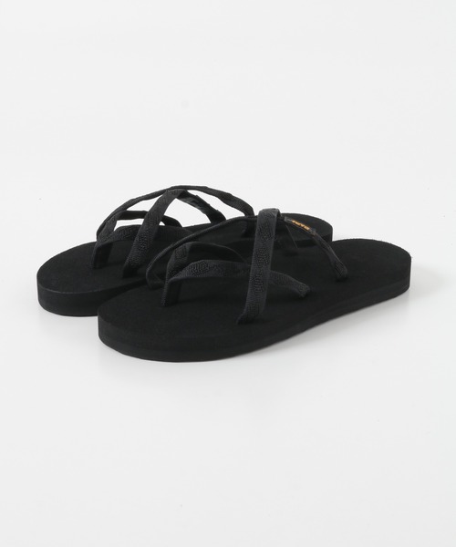 Teva（テバ）の「【WEB限定】Teva　W OLOWAHU（サンダル・レディース・ブラック/グリーン・6/7）」の7枚目の写真