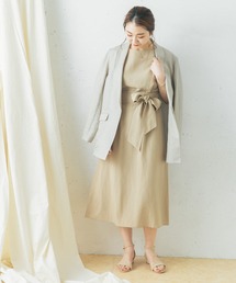 URBAN RESEARCH ROSSO | 【一部WEB限定カラー】ウエストマークリネンワンピース(ワンピース)