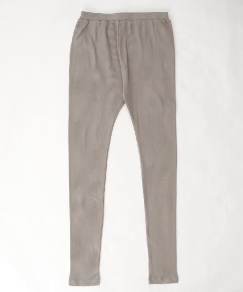 NANO universe（ナノユニバース）の「三角テレコレギンス（レギンス/スパッツ・レディース・ブラック/グレー/チャコール・FREE）」の2枚目の写真