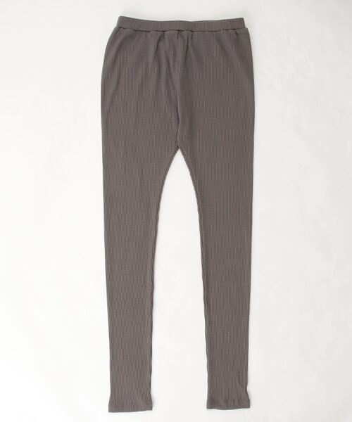 NANO universe（ナノユニバース）の「三角テレコレギンス（レギンス/スパッツ・レディース・ブラック/グレー/チャコール・FREE）」の3枚目の写真