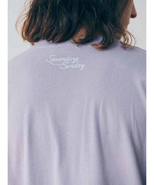 SEVENDAYS=SUNDAY(セブンデイズサンデイ)の「SUNDAY TEE *(Tシャツ/カットソー・レディース・アイボリー/グレー・M/L/S)」の15枚目の写真