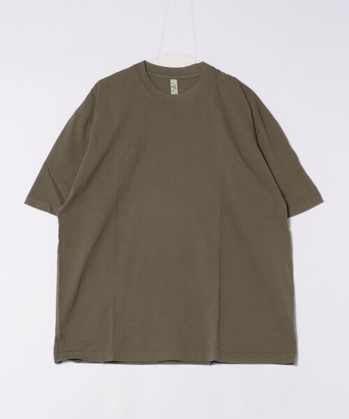 LOS ANGELES APPAREL（ロサンゼルスアパレル）の「【LOS ANGELES APPAREL】6.5oz Garment Dye CrewNeck T（Tシャツ/カットソー・レディース・グリーン/クリアブルー/クリーム/ベージュ/パープル/スミクロ/ブラック/ホワイト/ライトグレー/レッド系その他2/レッド系その他/アーミー/パープル系/オレンジ・LARGE/X-LARGE/XX-LARGE/MEDIUM/SMALL/XXX-LARGE）」の9枚目の写真