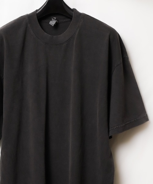 LOS ANGELES APPAREL（ロサンゼルスアパレル）の「【LOS ANGELES APPAREL】6.5oz Garment Dye CrewNeck T（Tシャツ/カットソー・レディース・グリーン/クリアブルー/クリーム/ベージュ/パープル/スミクロ/ブラック/ホワイト/ライトグレー/レッド系その他2/レッド系その他/アーミー/パープル系/オレンジ・LARGE/X-LARGE/XX-LARGE/MEDIUM/SMALL/XXX-LARGE）」の4枚目の写真