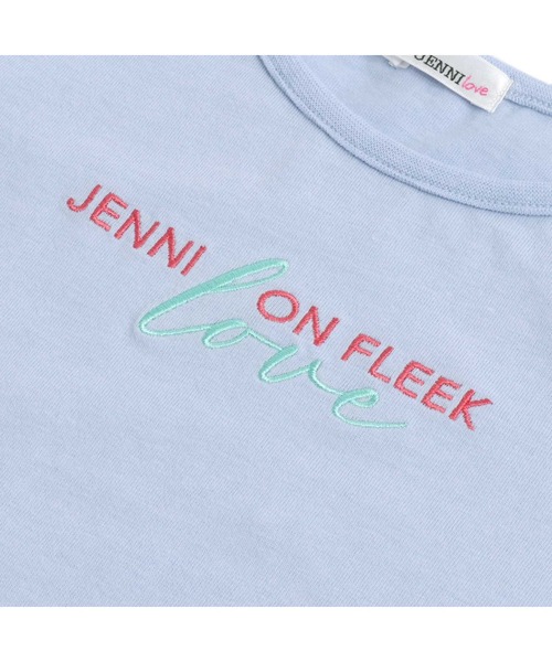 JENNI love（ジェニィラブ）の「チェリーチュールスリーブTシャツ（Tシャツ/カットソー・キッズ・オフホワイト/ブラック/ラベンダー・140cm/130cm/150cm/160cm）」の8枚目の写真