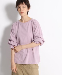 niko and... | 袖タックボリュームプルオーバー(Tシャツ/カットソー)