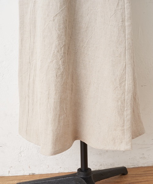 BEARDSLEY(ビアズリー)の「リネンスカート(スカート・レディース・ホワイト/ベージュ・FREE)」の11枚目の写真