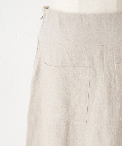 BEARDSLEY(ビアズリー)の「リネンスカート(スカート・レディース・ホワイト/ベージュ・FREE)」の12枚目の写真
