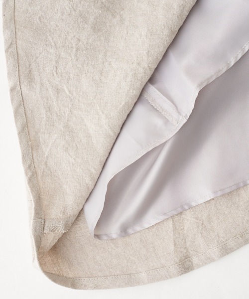 BEARDSLEY(ビアズリー)の「リネンスカート(スカート・レディース・ホワイト/ベージュ・FREE)」の13枚目の写真