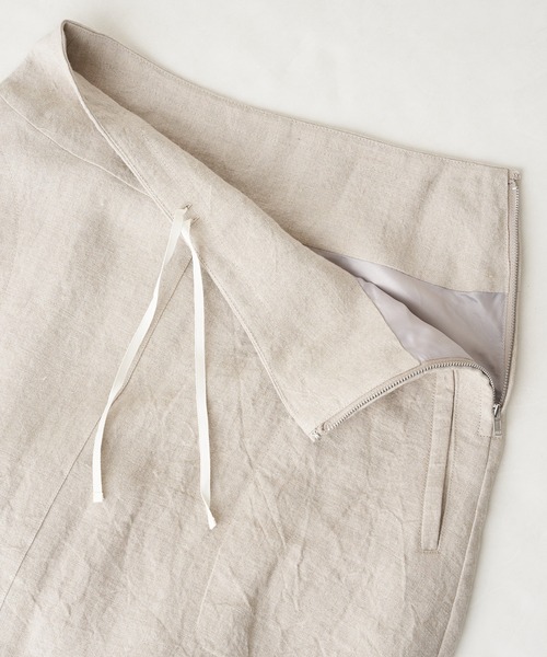 BEARDSLEY(ビアズリー)の「リネンスカート(スカート・レディース・ホワイト/ベージュ・FREE)」の14枚目の写真