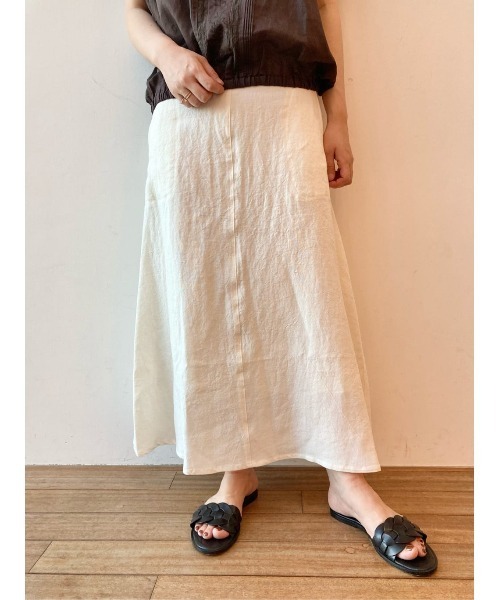 BEARDSLEY(ビアズリー)の「リネンスカート(スカート・レディース・ホワイト/ベージュ・FREE)」の19枚目の写真