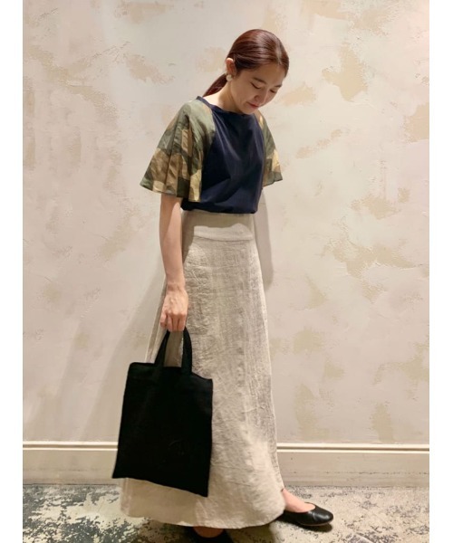 BEARDSLEY(ビアズリー)の「リネンスカート(スカート・レディース・ホワイト/ベージュ・FREE)」の18枚目の写真