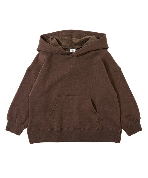 devirock（デビロック）の「【裏起毛】ビッグシルエット裏シャギープルパーカー（パーカー・キッズ・ブルー系その他/ダークベージュ/モカ/ダークオリーブ/ブラック/パープル系その他・160cm/100cm/140cm/120cm/110cm/130cm/150cm）」の12枚目の写真