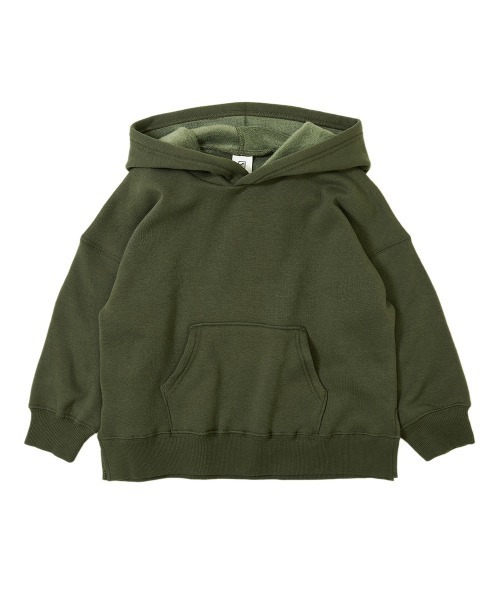 devirock（デビロック）の「【裏起毛】ビッグシルエット裏シャギープルパーカー（パーカー・キッズ・ブルー系その他/ダークベージュ/モカ/ダークオリーブ/ブラック/パープル系その他・160cm/100cm/140cm/120cm/110cm/130cm/150cm）」の14枚目の写真