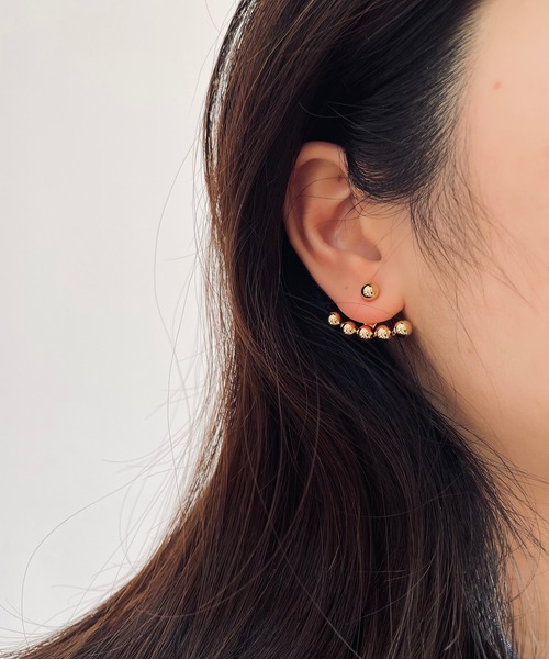 LA VORAGINE（ラ ヴォラジネ）の「ポスト：925シルバー　ピアス（ピアス（両耳用）・レディース・ゴールド/シルバー/A/B/ゴールド系その他・FREE）」の3枚目の写真